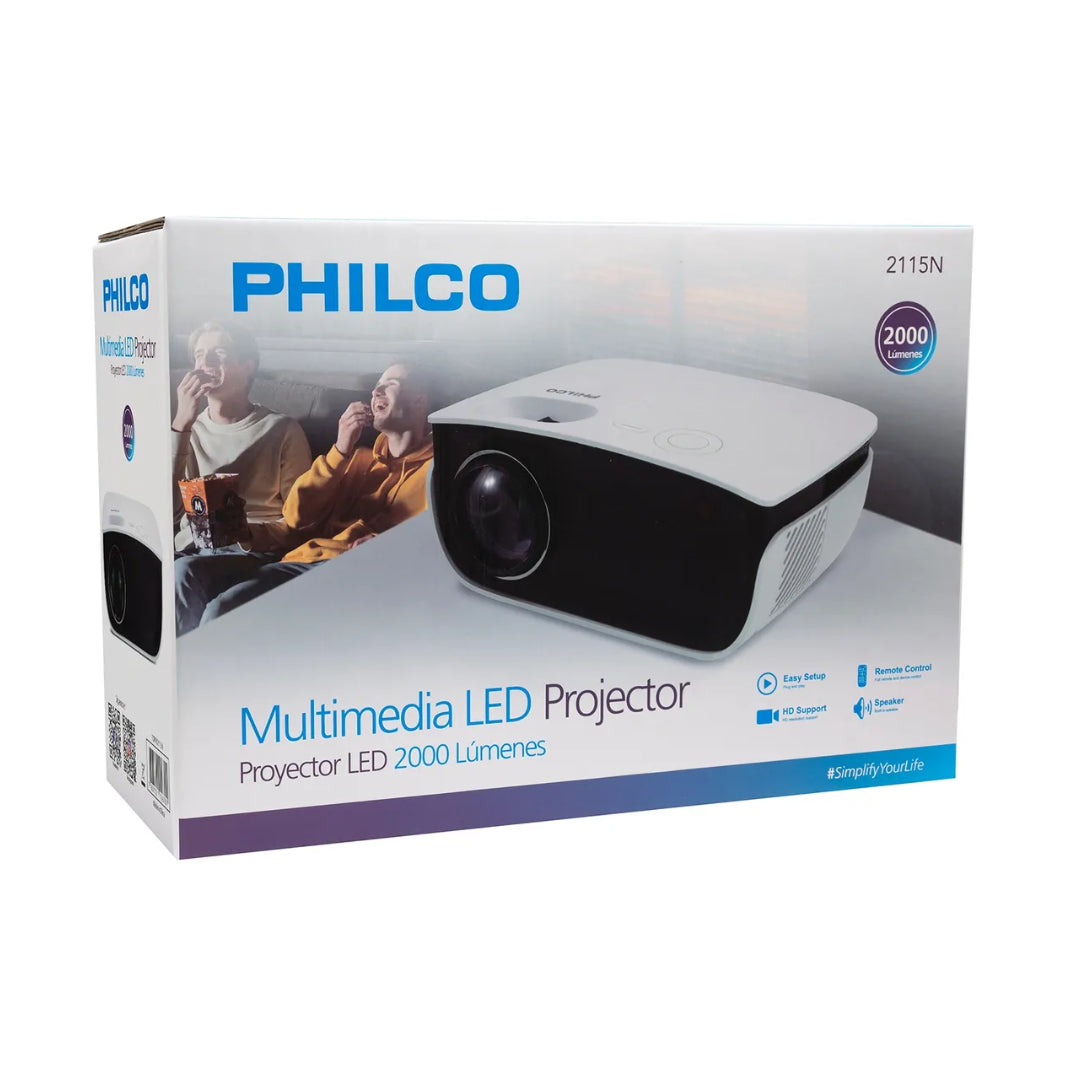 PROYECTOR 2115N 2000 LUMENES PHILCO