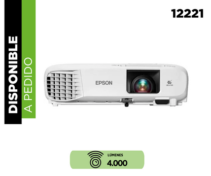 PROYECTOR EPSON LAMPARA 119W WXGA 4000 LUMENES