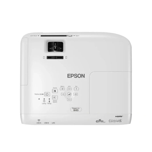 EPSON PROYECTOR W49 3800L/WXGA/HDMI/VGA/USB/RJ45/WIFI OPC