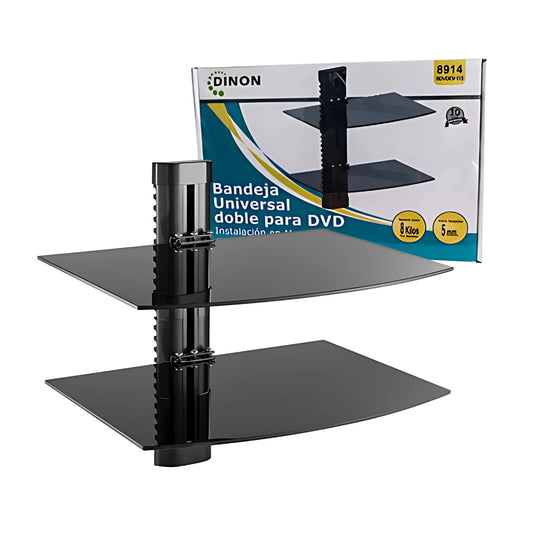 Soporte con Bandeja universal doble Dinon. PS5, Consolas, mandos, camaras