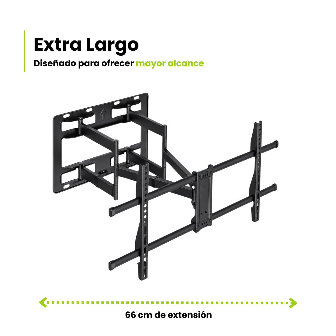 Extra largo, 66cm de extensión
