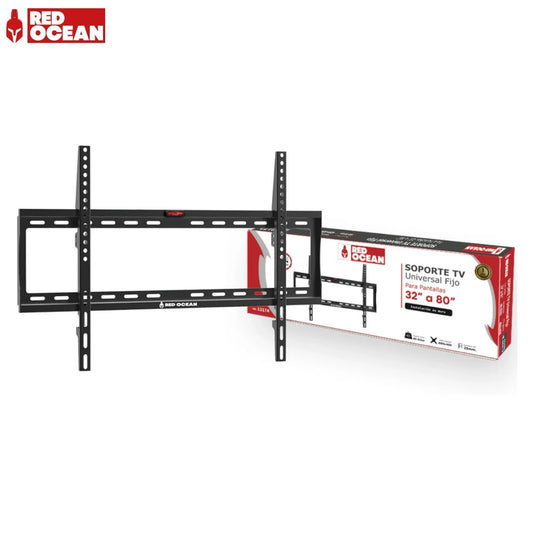 Soporte de Tv fijo Red ocean. Hasta 80 pulgadas