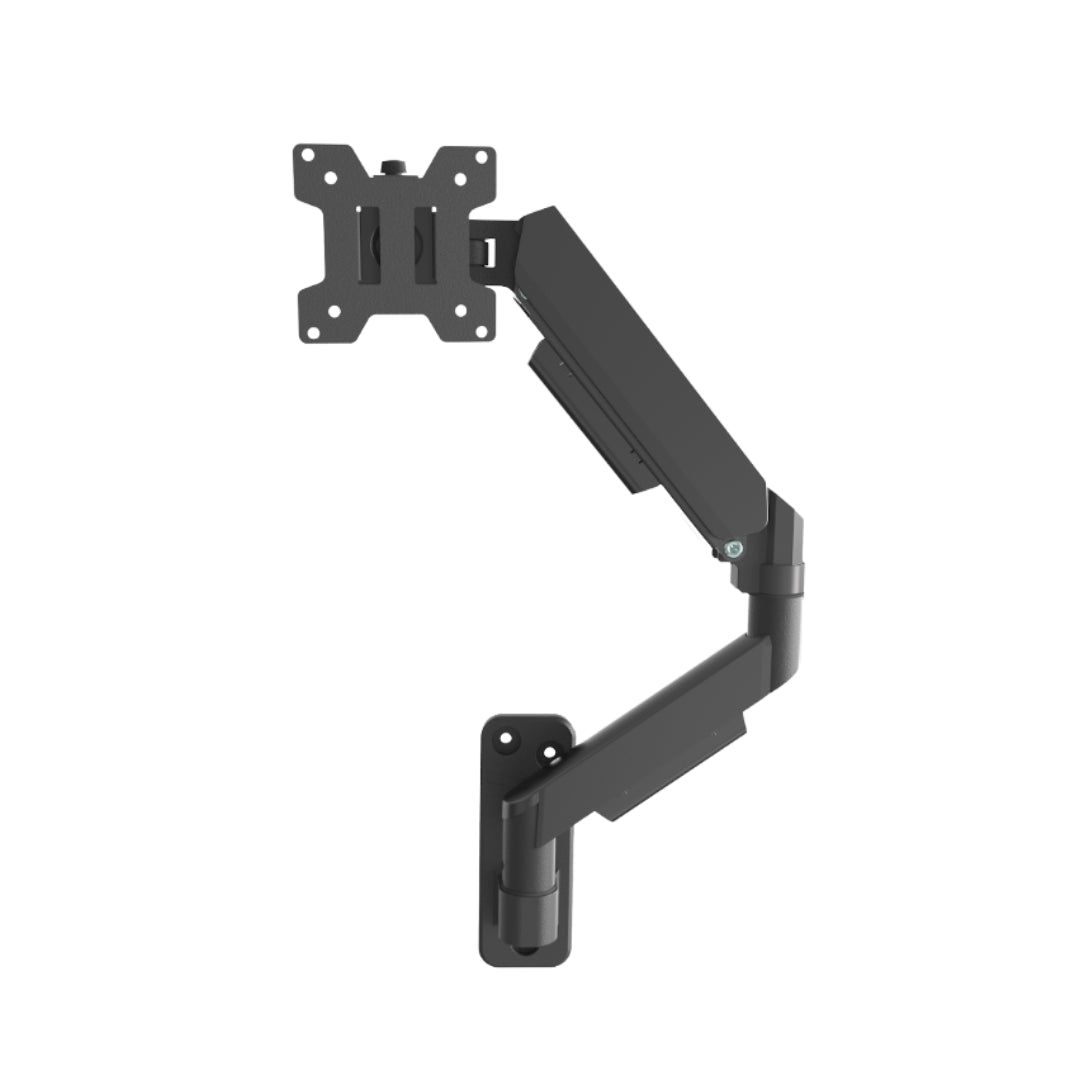 Soporte Tipo Brazo Simple A Muro Para Monitor 17-32", Gas Sprint, 10Kg, Negro, Dinon