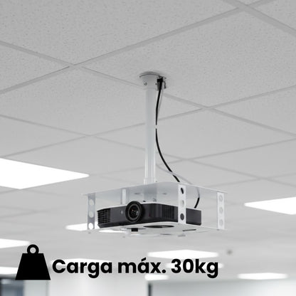 Soporte para techo tipo jaula con una carga máxima de 30 kilos. 