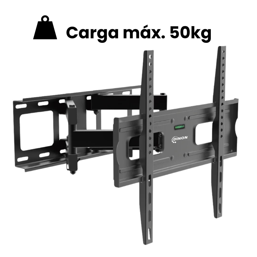 Soporte para TV tipo brazo doble con una carga máxima de 50kg. Dinon