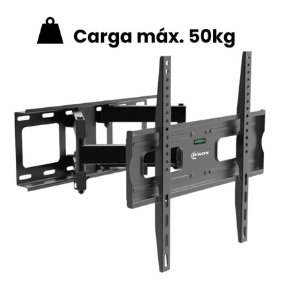 Soporte para TV tipo brazo doble con una carga máxima de 50kg. Dinon