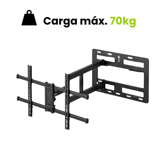 El soporte de tv Dinon con brazo extensible soporta hasta 70kg