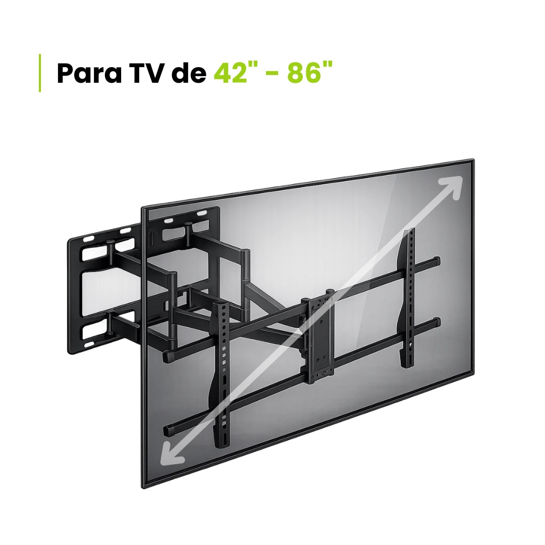 Para pantallas de tv de 42" hasta 86"