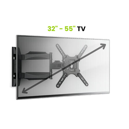 Soporte de tv tipo brazo extensible dinon. Desde 32 pulgadas hasta 55 pulgadas