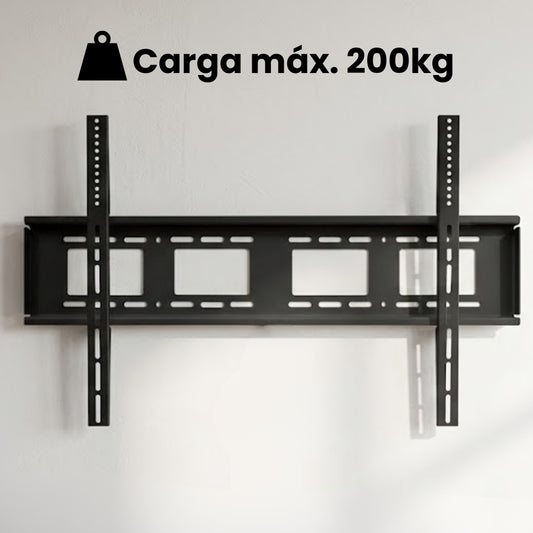 Soporte de TV Fijo Dinon. Carga máxima de 200kg. Ideal para pantallas interactivas en colegios, aulas, etc