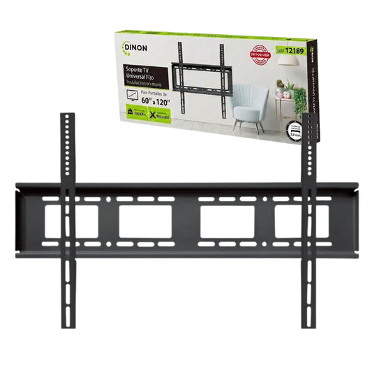 Soporte de tv Dinon. Fijo universal. De 60" hasta 120".