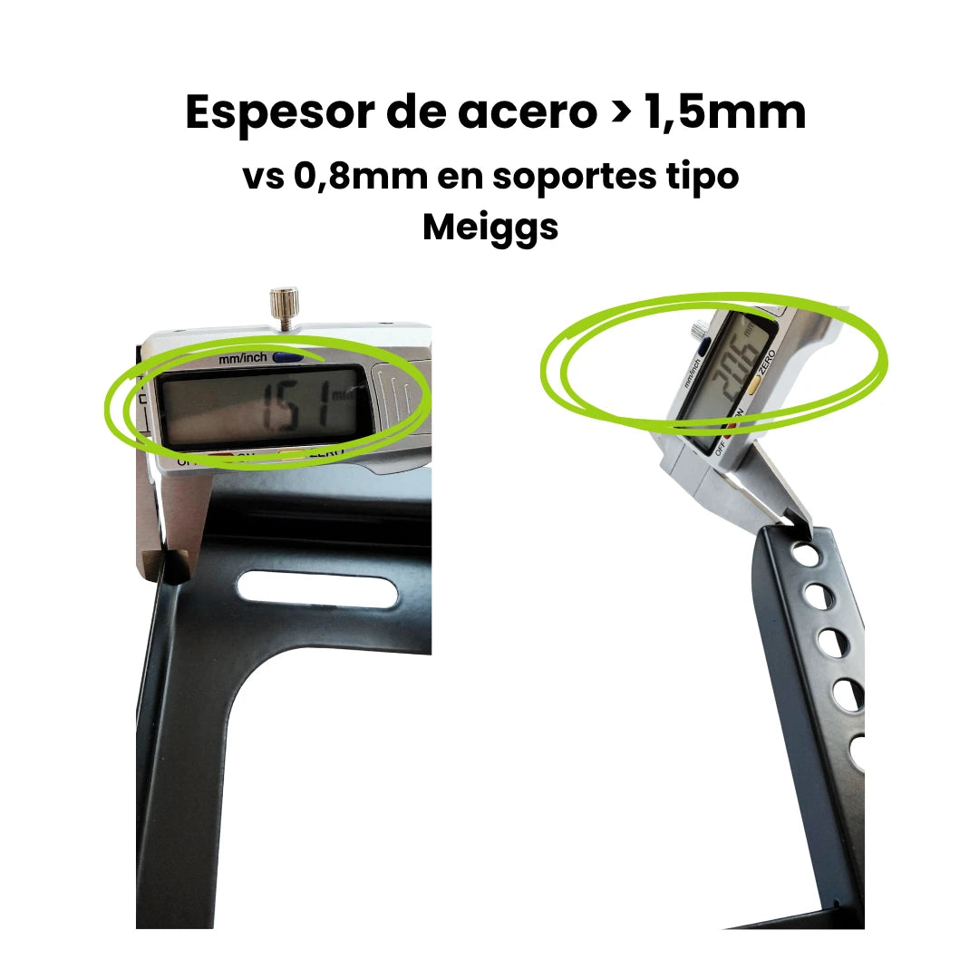 Soporte de TV Fijo Red Ocean. Con un espesor > 1,5mm