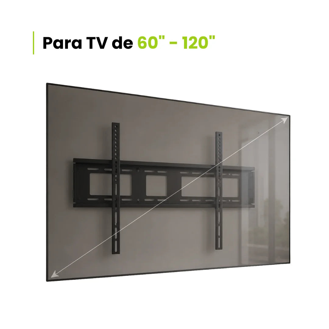 Soporte de tv dinon fijo de 60 hasta 120 pulgadas