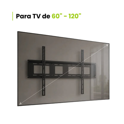 Soporte de tv dinon fijo de 60 hasta 120 pulgadas