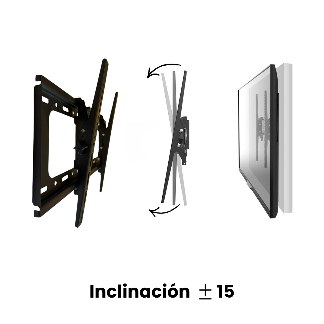 Soporte de TV regulable Dinon, con una inclinación de +-15
