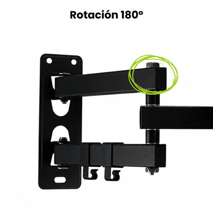 SOPORTE PARA TV ECON BRAZO DOBLE ±15° 32-55", 4-40CM, VMAX400X400, TILT, 22KG, REDOCEAN