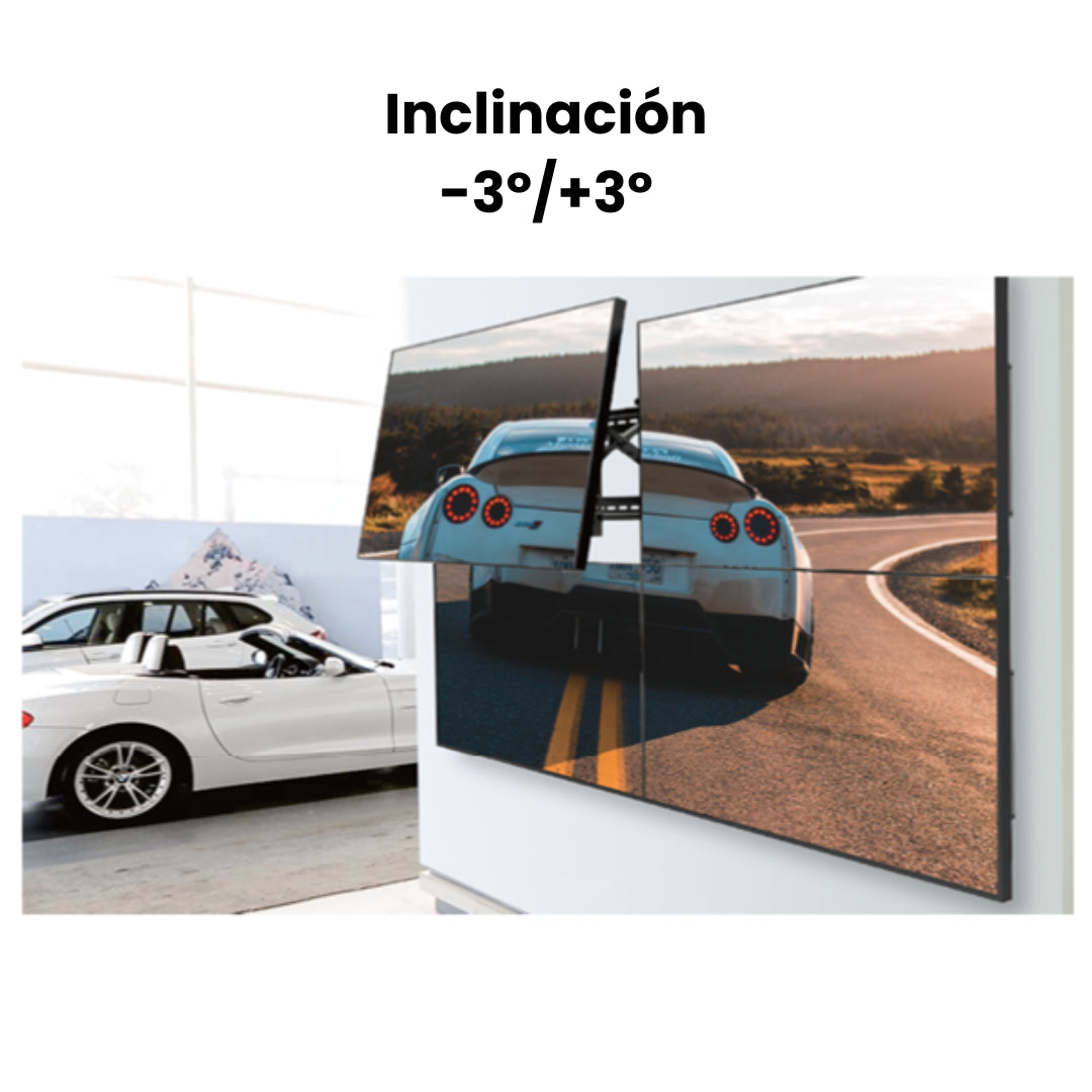 Soporte videowall Dinon TV. Con inclinación +3/-3