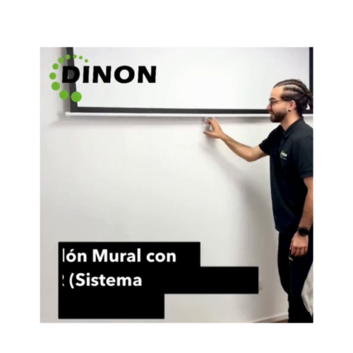Telon Mural Dinon 3,00 x 3,00 metros  (167" Diagonal) 1:1 - sku: 12242